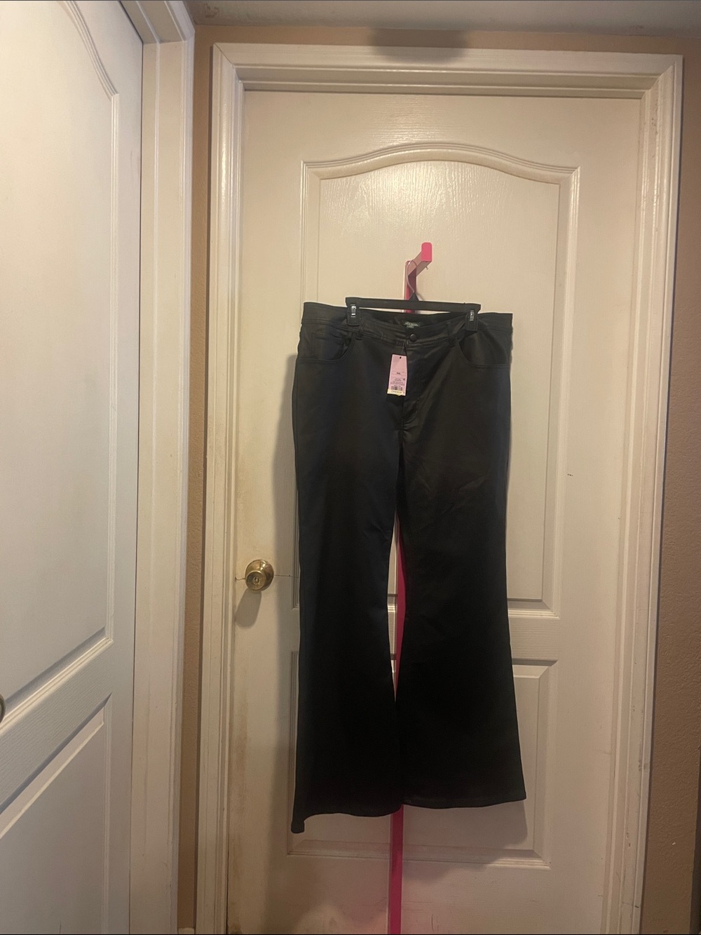 wild fable Black Faux-Leather Pants